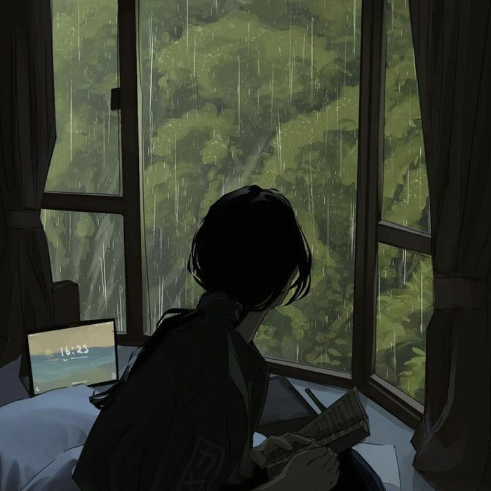 Avatar chill tâm trạng