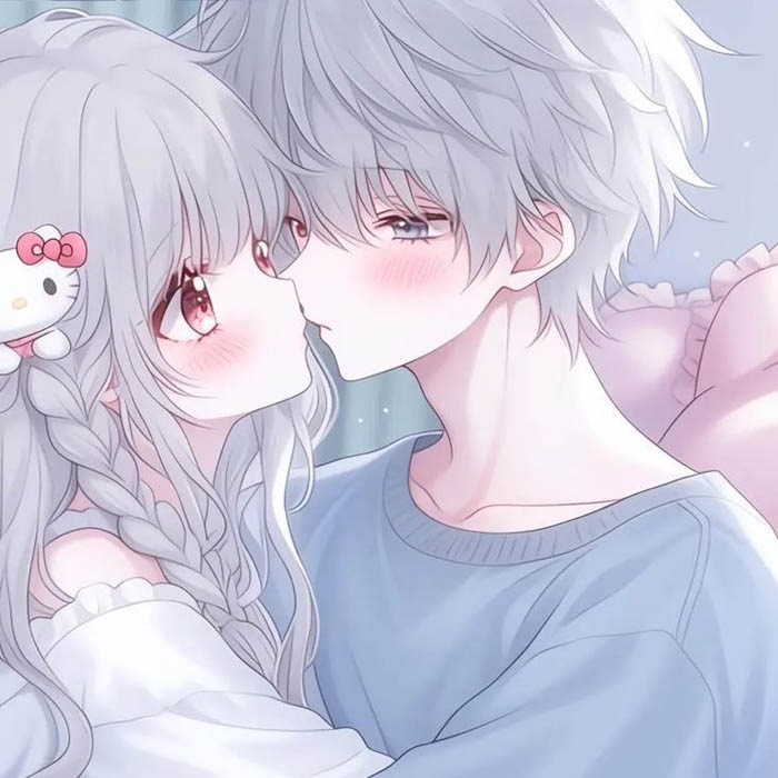 Avatar đôi cute anime