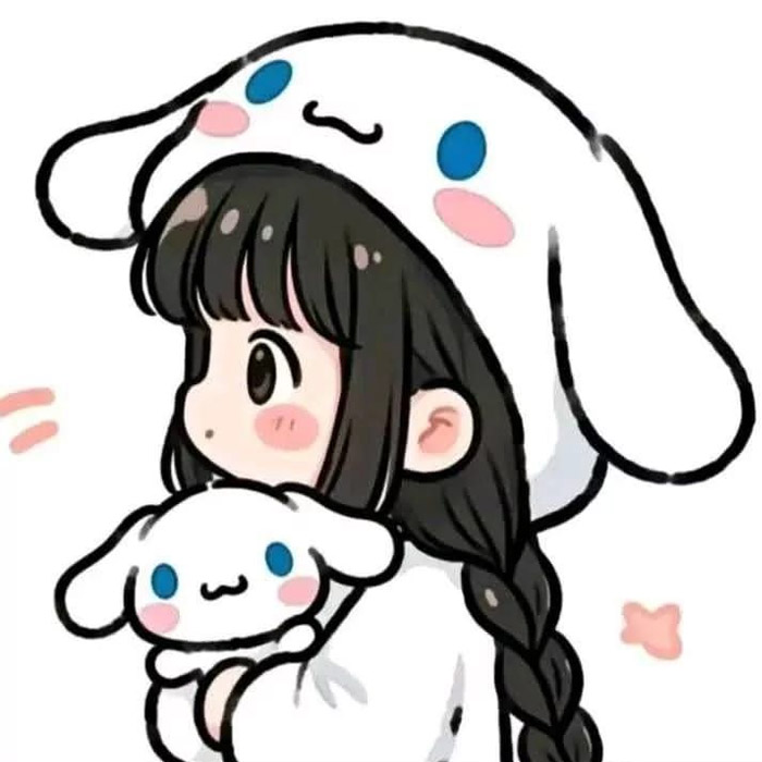 Avatar đôi cute chibi