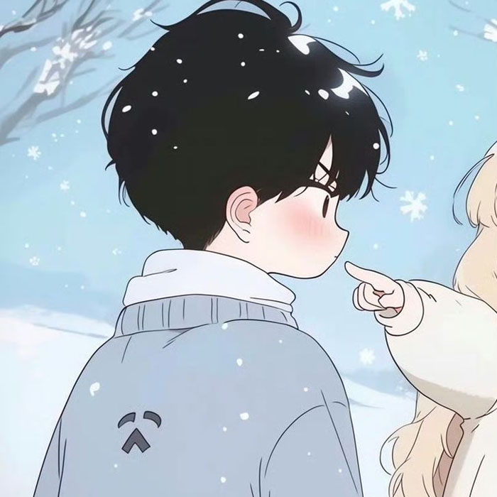 Avatar đôi cute chibi