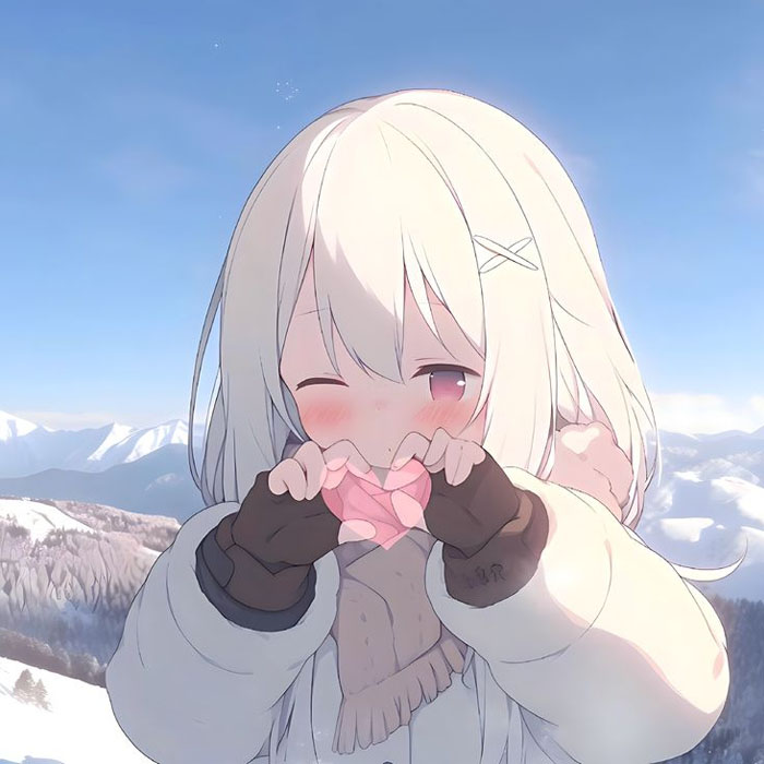 Avatar đôi cute chibi