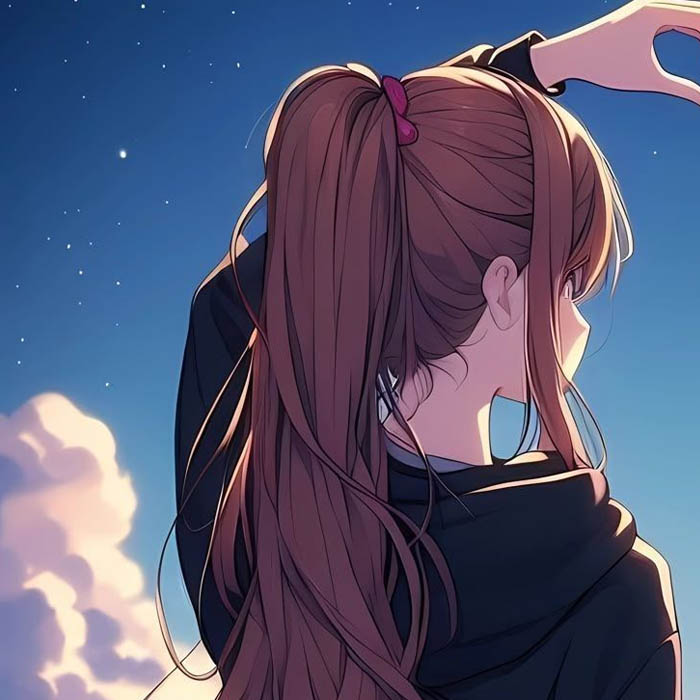 Avatar đôi nữ anime