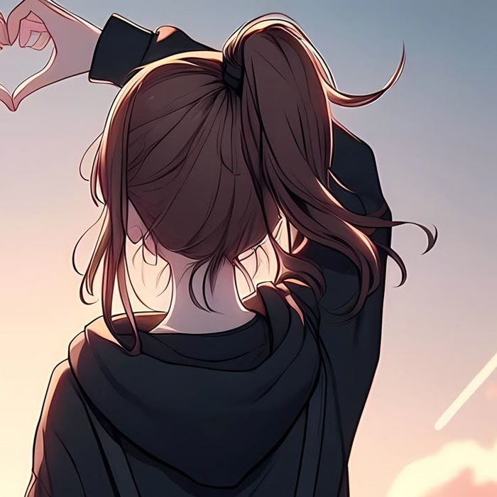 Avatar đôi nữ anime