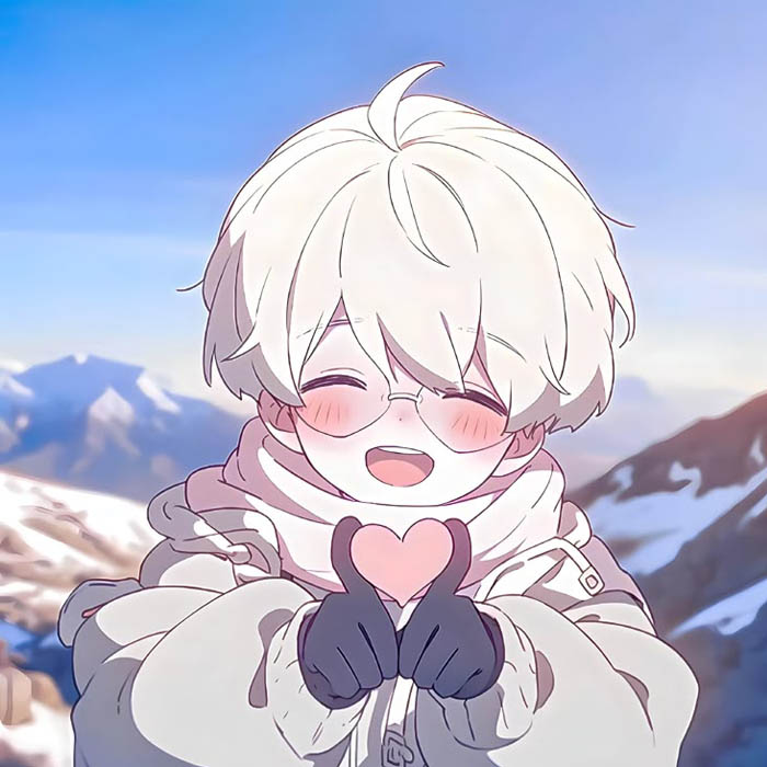 Avatar đôi cute chibi