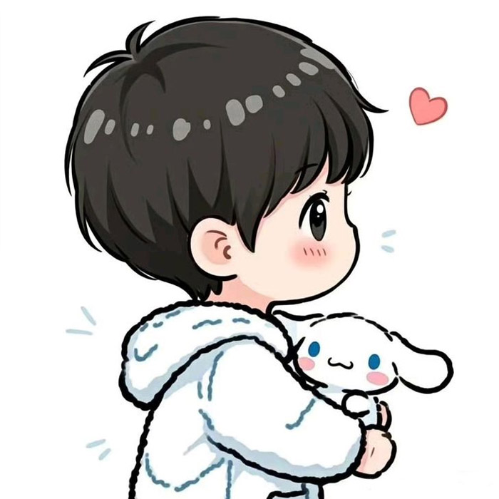 Avatar đôi cute chibi