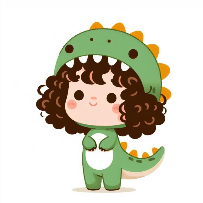 Ảnh avatar khủng long xanh cute