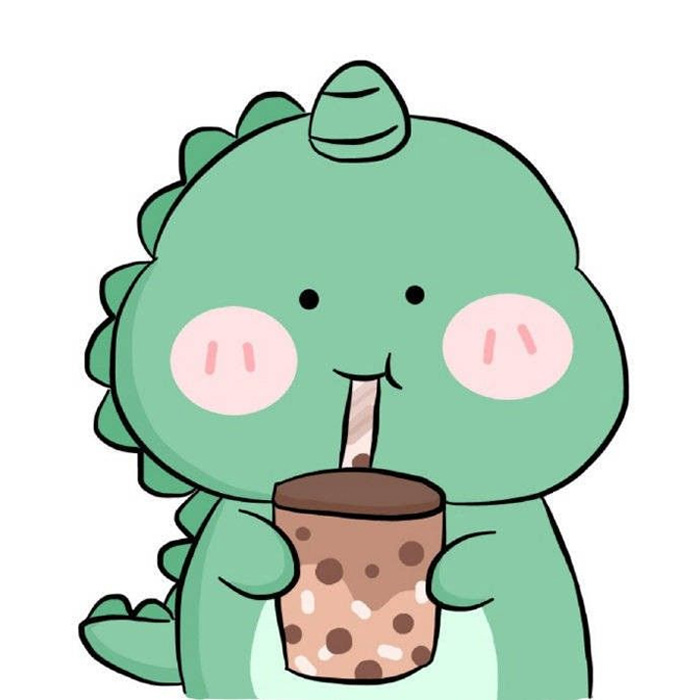 Ảnh avatar khủng long xanh cute