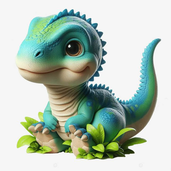 Hình avatar khủng long cute