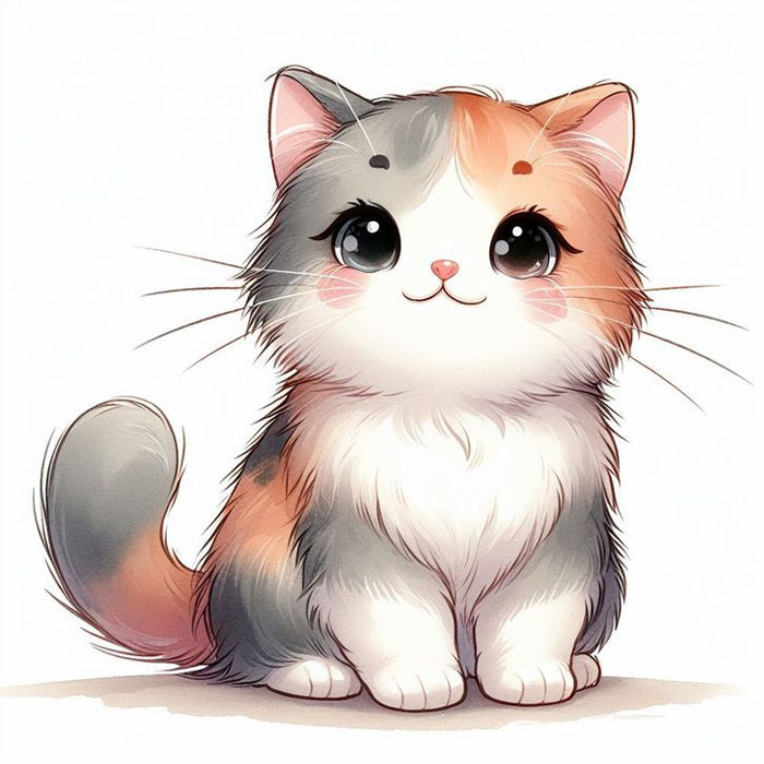 Ảnh avatar mèo hoạt hình