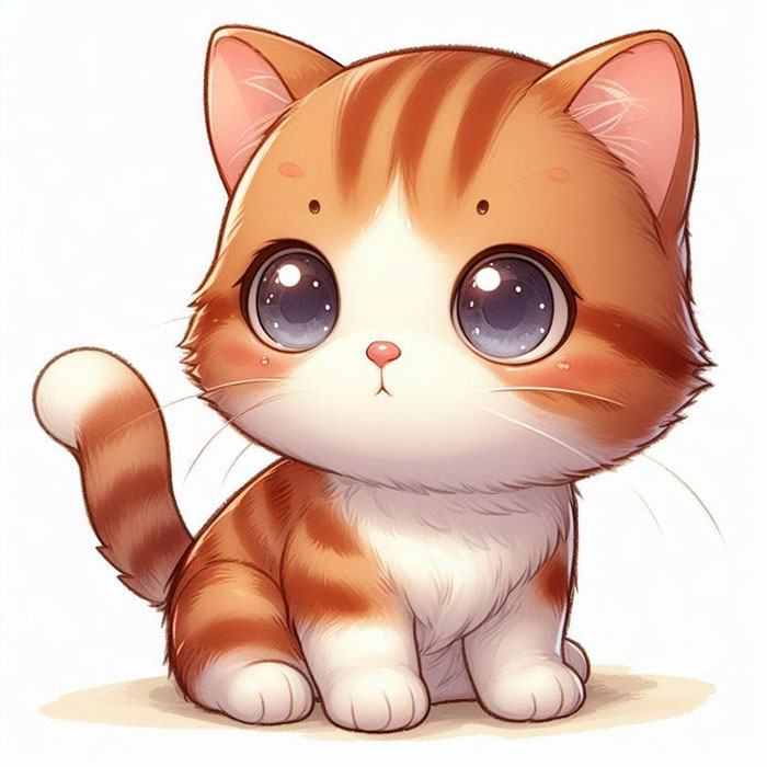 Ảnh avatar mèo hoạt hình