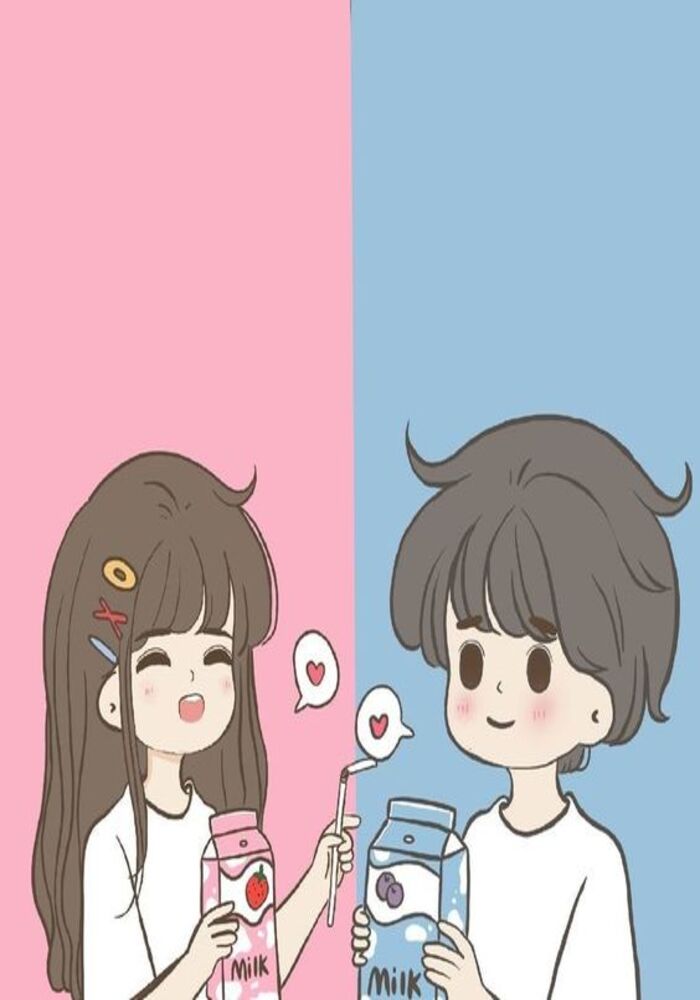 Ngọt Lịm Tim Với Avatar Đôi Cute Anime Siêu Đáng Yêu