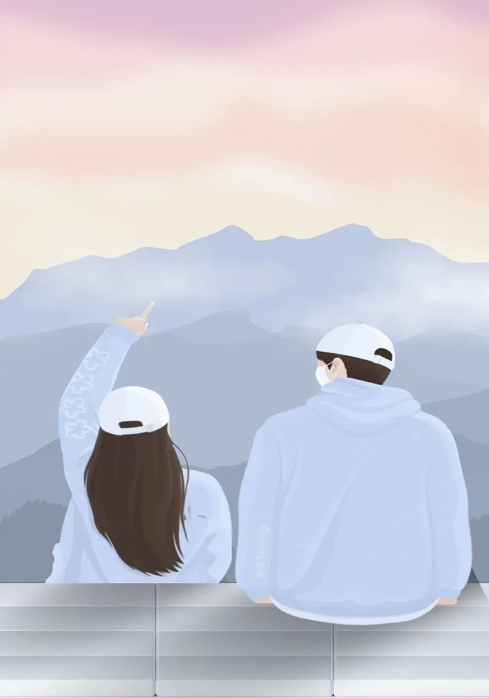 Rạng Ngời Cùng Nhau: Avatar Đôi Sáng Màu Tươi Tắn