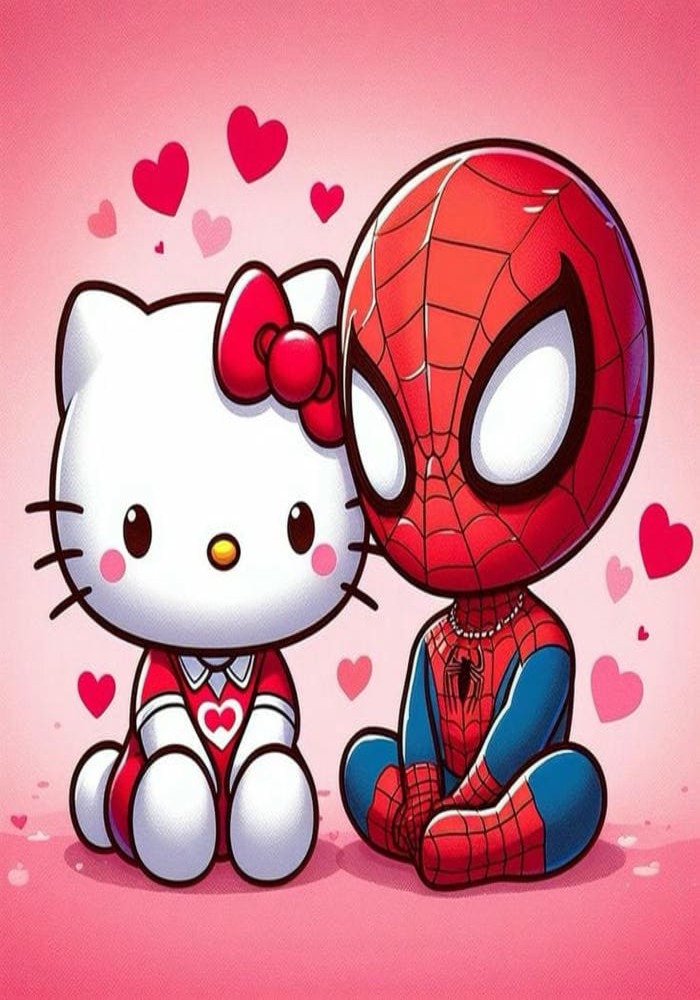Cặp Đôi 'Siêu Anh Hùng' Bất Đắc Dĩ: Ảnh Hello Kitty Với Người Nhện Cặp Đôi 'Siêu Anh Hùng' Bất Đắc Dĩ: Ảnh Hello Kitty Với Người Nhện