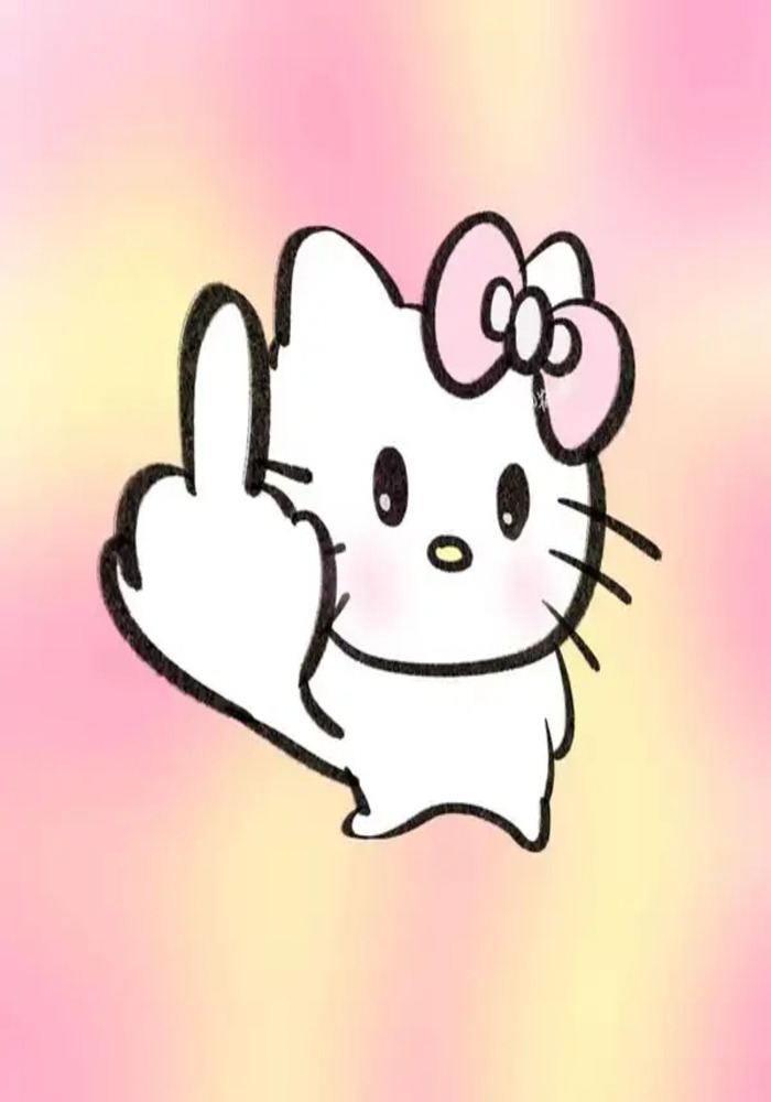 Hello Kitty 'Nổi Dậy' Dơ Ngón Giữa: Ảnh Hài Hước Phá Cách Hello Kitty 'Nổi Dậy' Dơ Ngón Giữa: Ảnh Hài Hước Phá Cách