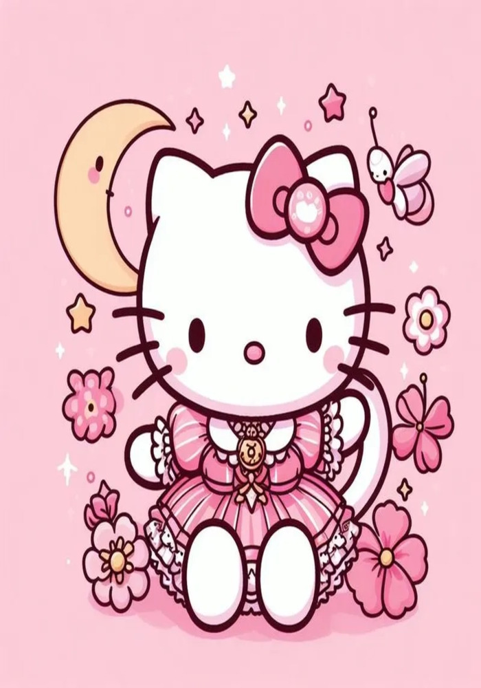 Kurumi Tokisaki Date A Live Phong Cách Hello Kitty Fanart/Chế Kurumi Tokisaki Date A Live Phong Cách Hello Kitty Fanart/Chế