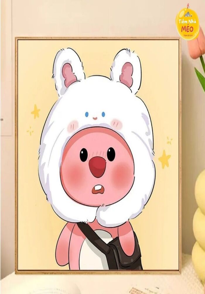 Meme Gấu Hồng Loopy: Khi Sự Cute Trở Nên Hài Hước