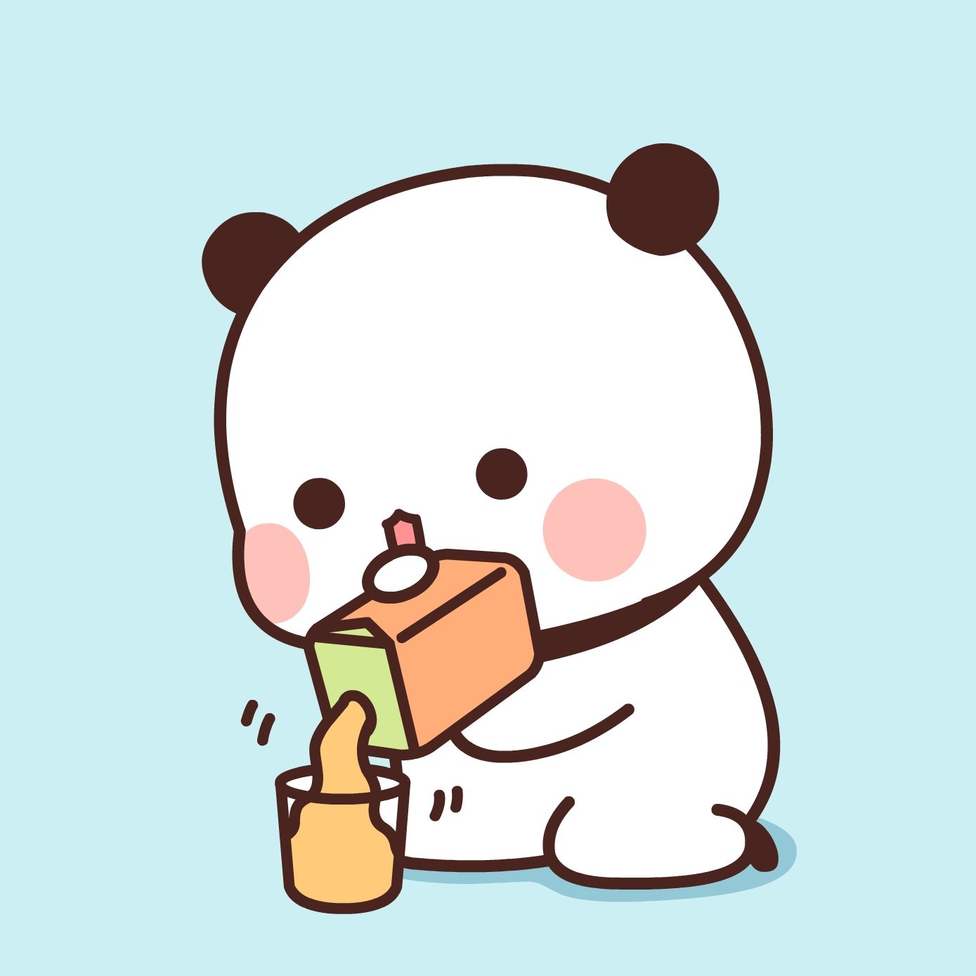 Avatar Gấu Trúc Vô Tri: Cute Đen Trắng Bất Chấp