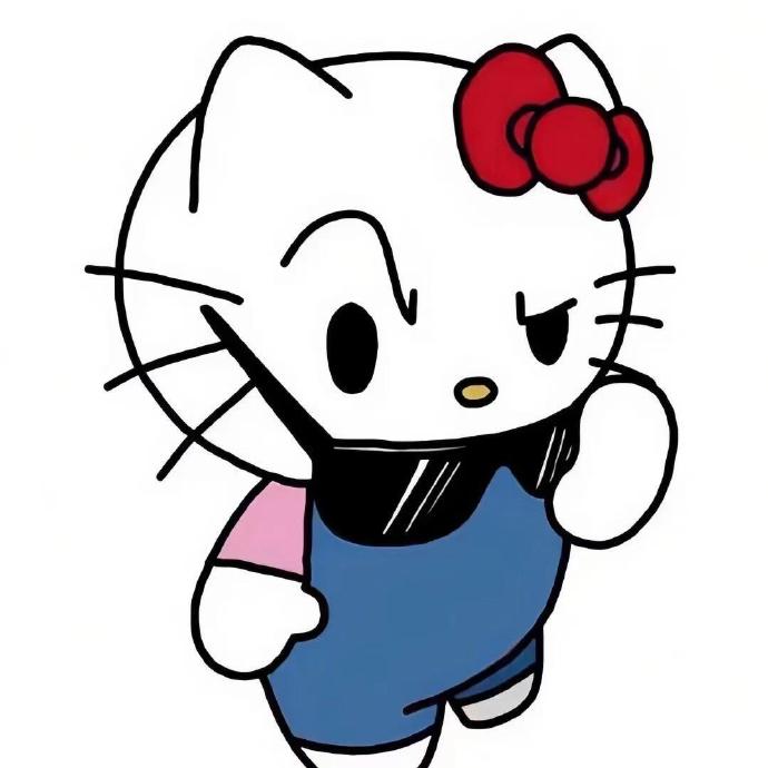 Bộ Đôi Avatar Hình Hello Kitty Vô Tri Cực Đẹp
