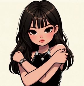 Avatar chibi nữ ngầu