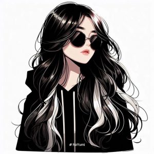 Avatar chibi nữ ngầu