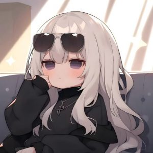 Avatar chibi nữ ngầu