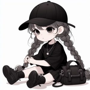 Avatar chibi nữ ngầu
