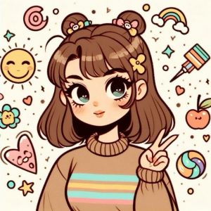 Avatar chibi nữ cute 